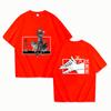 Nueva Camiseta Estampada de Anime Fushiguro Megumi para Mujer Hombre Manga Corta Top Camiseta Moda de Verano Holgada Casual