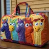 2026 Nueva Serie Transfronteriza Animal Caballo Bolsa de Viaje Acolchada Portátil de Corta Distancia Multifuncional Bolsa Deportiva para Fitness
