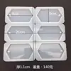 Molde de Resina de Cristal DIY Llavero Superficie de Espejo Lámina de Cera Hecha a Mano Colgante de Jabón Hecho a Mano Rectangular Fácil de Desmoldar
