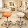 Banco de Beleza com Altura Ajustável, Rodas Giratórias, Banco Móvel para Salões de Beleza, Banco Redondo para Cabeleireiro, Manicure e Massagem