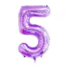Globos de Aluminio con Números Grandes Versión Americana de 40 pulgadas para Decoración de Fiesta de Cumpleaños Globos de Aluminio con Números