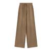 Gofres Old Qian Top con Capucha Encaje Sable Pantalones de Punto Perezoso Relajado Moda Otoño Ropa para Mujer