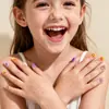 Arte de Uñas Infantil Pegatinas Completas Calcomanías Seguras No Tóxicas Lindos Dibujos Animados de Animales Patrón Impermeable Anti-Manchas Fiesta Decoración Diaria