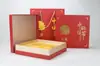 Cajas de Regalo de Pasteles de Luna de Stock Listo del Fabricante, Embalaje Exterior de Caja de Regalo Universal de Cuatro Piezas Estilo Chino, Cajas Vacías con Bolsas de Mano a Juego, Venta al por Mayor