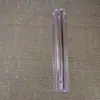 Acessórios para lustres de cristal tubo de flor de ameixa haste de vidro acessórios de lustre antigo pingente de vidro tira de barra de flor de ameixa transparente