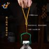 Atacado de fábrica moda nacional linha de cinco cores cordão de celular pingente de celular trançado à mão cordão curto para pescoço masculino e feminino