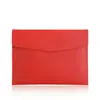 Carpeta de Archivo de Cuero Carpeta A4 Bolsa para Archivos Botón de Presión Engrosado Impermeable Bolsa de Almacenamiento para Negocios Se Puede Imprimir Logo Venta al por Mayor