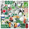 50 Pegatinas de Graffiti de Golf de Dibujos Animados Decorativas para Guitarra, Cuaderno, Equipaje, Bricolaje, Impermeables, Venta al por Mayor Transfronteriza