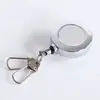 Clip de Aleación de Zinc para Exteriores Fácil de Tirar Redondo Retráctil Automático Equipo de Pesca Colgador de Llaves Señuelo de Pesca Pesca de Roca Hebilla Fácil de Tirar