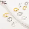 Anillo Abierto a la Mitad con Cierre de Colgante de Diente de Lobo Chapado en Oro de 18 Quilates Accesorios para Pulseras y Collares Anillos Colgantes para Manualidades