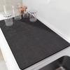 Alfombrilla para lavadora de color liso con textura transfronteriza, barro de diatomeas, absorbente, antideslizante, aislante térmico, tapón para desagüe de pelo Amazon temu