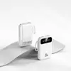 Mini cargador portátil con carga de cuatro cables incorporada, gran capacidad de 20000 mAh, personalizable con el logotipo de una empresa para regalos corporativos