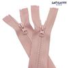 3 fabricantes de saco de dormir para bebês com zíper duplo de resina de 50 cm, roupas infantis, jaqueta de plumas, zíper de cauda dupla aberta