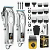 Set de Cortapelos Eléctrico Transfronterizo con Recortadora de Cabello Recargable y Máquina Cortapelos Combo