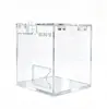Caja de acrílico transparente con tapa para almacenar cereales y frutos secos, ideal para centros comerciales, supermercados y dulces a granel. Caja de exhibición a prueba de polvo.