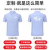 Roupas de trabalho de verão Camiseta personalizada Roupas de trabalho respiráveis Lapela Cor pura Publicidade Cultura Polo Camisa manga curta Logotipo impresso