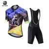 Ropa de Ciclismo de Verano de Manga Corta Estilo Estrella Xintown Nueva Ropa y Pantalones de Ciclismo Conjunto de Tirantes para Ciclismo de Verano