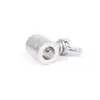Abrazadera de Cable de Acero de una Sola y Doble Hebra con Hebilla de Mariposa Tornillo Manual Abrazadera de Agujero Redondo Acero Inoxidable 304 Hebilla de Mariposa para Cable de Acero