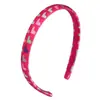Faixa de Cabelo Estrela Amor Colorida da Moda Faixa de Cabelo Arco-Íris Degradê Sereia Acessórios de Cabelo para Festa Infantil