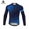 Ropa de Ciclismo de Otoño Xingheng Montaña de Nieve Nueva Ropa y Pantalones de Ciclismo Transpirables Ropa de Ciclismo Estampada Top Largo