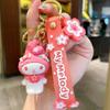 Pelúcia Rosa Sakura Sanrio Chaveiro Cinnamoroll Pingente de Desenho Animado Carro Atacado Chaveiro Criativo