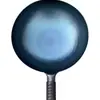 Panela de Ferro Zhangqiu, Panela Doméstica Antiaderente, Panela de Presente Forjada 32cm, Frigideira Escama de Peixe, Panela de Ferro Saudável Sem Revestimento no Atacado