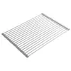 Estante escurridor de acero inoxidable para cocina doméstica, estante escurridor multifuncional para fregadero de almacenamiento plegable, estante de almacenamiento con filtro de agua para platos y cuencos
