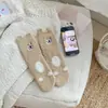 Nuevos Calcetines de Piso de Terciopelo Coral para Niñas Otoño e Invierno Calcetines Gruesos de Terciopelo Otoño e Invierno Calcetines de Dormir Estéreo de Dibujos Animados Calcetines de Piso