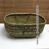 Cesta de mano tejida de bambú hecha a mano Cesta para verduras agrícolas Cesta de almacenamiento de especialidades locales Cesta para huevos, verduras y frutas