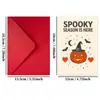 Set de tarjetas de felicitación de Halloween de calabaza y murciélago para compra directa transfronteriza con atmósfera creativa y tarjetas de mensajes
