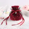 Bolsa de Dulces de Terciopelo Creativa para Boda, Franela, Caja de Dulces de Boda Europea, Caja de Dulces para Regalo a Mano, Bolsa de Regalo al por Mayor