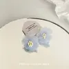 Aretes de Flores Aretes para Mujer Explosivos Alto Sentido de Gama Hada Dulce de Primavera Lindos Aretes Alto Sentido de Gama Combinan con Todo Nicho