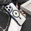 Tpu transparente hoja chapado mate para iPhone1615promax magnético Samsung funda protectora de cintura pequeña