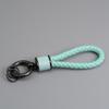 Cute ins Internet Celebridade Car Keychain Pingente Criativo Coreano Bolsa Pendurada Ornamentos Tecido de Couro Corda Chaveiro Atacado