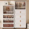 Guarda-roupa de bebê espesso, armário de armazenamento de roupas infantis, armário de roupas infantis dobrável, armário de armazenamento de roupas dobrável para quarto e uso doméstico