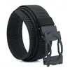 Cinturón de Lona con Hebilla Automática para Hombre Cinturón Tejido de Nylon Casual para Exteriores Cinturón de Negocios para Jóvenes Cinturón Versátil