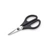 Tijeras de pesca de acero inoxidable para exteriores, equipo de pesca ligero y portátil, tijeras pequeñas con afilador de anzuelos de diamante.