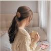 Elástico de Cabelo Ninho de Pássaro de Veludo~ Presilha para Coque, Fixação de Rabo de Cavalo Alto, Acessório de Cabelo para Coque Coreano, Fixação da Raiz do Cabelo