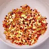 Lentejuelas Doradas Brillantes de 10 mm para Coser a Mano DIY Lentejuelas con Cuentas de Flores 3D Materiales de Decoración para Ropa Encaje Sombrero Vestido de Boda