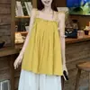 Camisola Dulce de Encaje Floral Estilo Francés con Cordones para Mujer, Diseño de Verano, Top Holgado de Outerwear con Pliegues Nicho + Pantalones Largos
