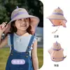 Sombrero de Sol para Niños para Verano, Elegante Sombrero de Protección Solar para Niños, Sombrero de Sol de Secado Rápido para Niños, Sombrero de Sol con Ala Ancha de Dinosaurio