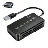 Lector de Tarjetas SD de Alta Velocidad USB Transfronterizo, Lector de Tarjetas TF, MS, Computadora, Seis en Uno, M2, Multifunción, Lector de Tarjetas XD, Tarjeta CF
