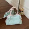 Bolsa de Ombro Bordada Estilo Coreano 2026 para Mulheres, Bolsa Tote de Grande Capacidade, Bolsa de Mão Versátil, Bolsa de Ombro Simples e Fashion