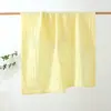 Toalla de baño de gasa para bebé de comercio exterior, manta, arrullo, suave y engrosada, algodón puro color liso colcha infantil de 6 capas