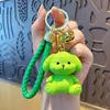 Llavero Colgante Oso Violento de Dibujos Animados de Resina Encanto para Bolso de Pareja Cordón para Llave de Coche Colgante para Teléfono Pequeño Regalo