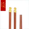 Palillos Infantiles del Zodiaco Madera de Ala de Pollo Sándalo Rojo Palillos Domésticos Madera Maciza Dibujos Animados Doce Signos del Zodiaco Un Palillo por Persona Al por Mayor