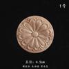 Calcomanía Parche de Madera Maciza Tallada Redonda para Puerta Flor Fuzi Longfeng Estilo Chino Estilo Europeo Placa de Jardín Flor Peonía Loto Redonda Flor de Ciruelo