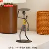 Novos Artesanato Criativo de Metal Formato Homem de Ferro Castiçal Bar Restaurante Jantar Romântico à Luz de Velas Molde Ornamentos