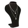 Collar multicapa redondo de concha personalizado de estilo bohemio transfronterizo europeo y americano para mujer