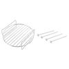 Juego de Accesorios para Freidora de Aire Transfronterizo 7 pulgadas 8 pulgadas Acero Inoxidable Parrilla Redonda para Barbacoa Accesorios para Freidora Eléctrica Venta al por Mayor
